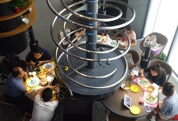 北京失重餐廳天天爆滿，但除了傳菜帶別無亮點