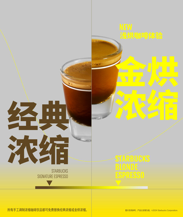 星巴克中國推出金烘濃縮，體驗全新咖啡之味