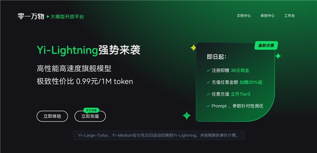 國(guó)內(nèi)模型首度超越 GPT-4o！零一萬(wàn)物新旗艦?zāi)Ｐ?Yi-Lightning 排名世界第六、中國(guó)第一，致力以頂尖模型賦能千行百業(yè)