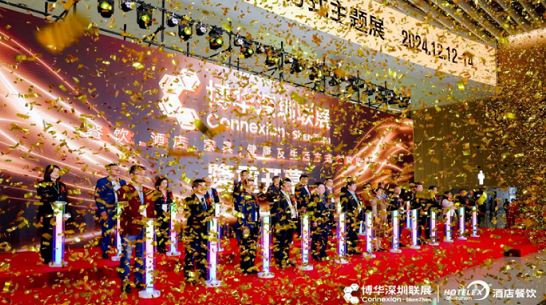 2024HOTELEX深圳展今日華麗啟幕，華南酒店及餐飲業(yè)再奏凱歌